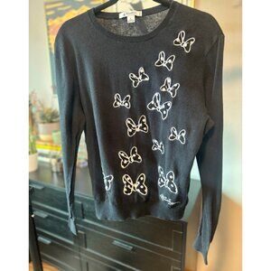 Vintage Disney World Minnie Mouse Bow Sweater